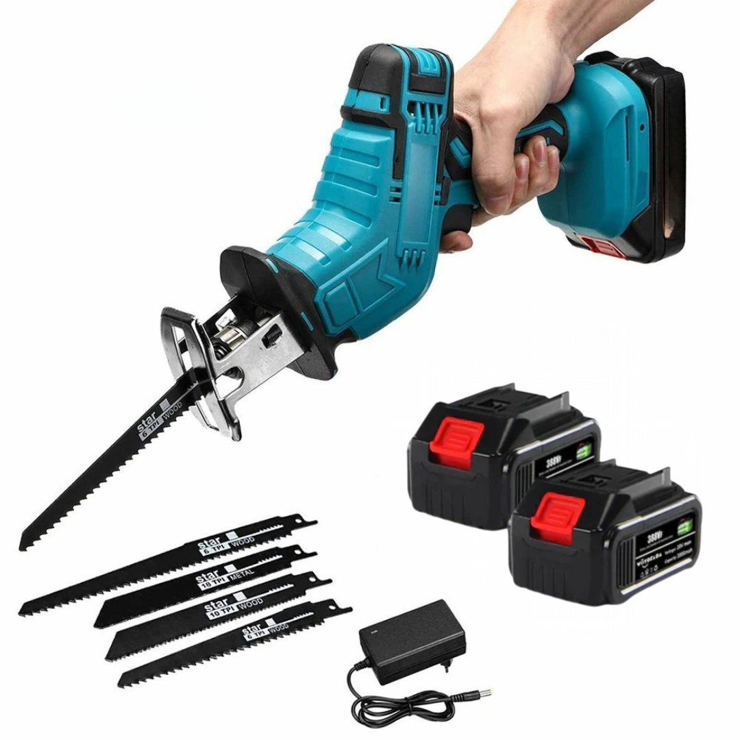 Fierastrau electric sabie, cu 2 acumulatori, 36V, 4 panze