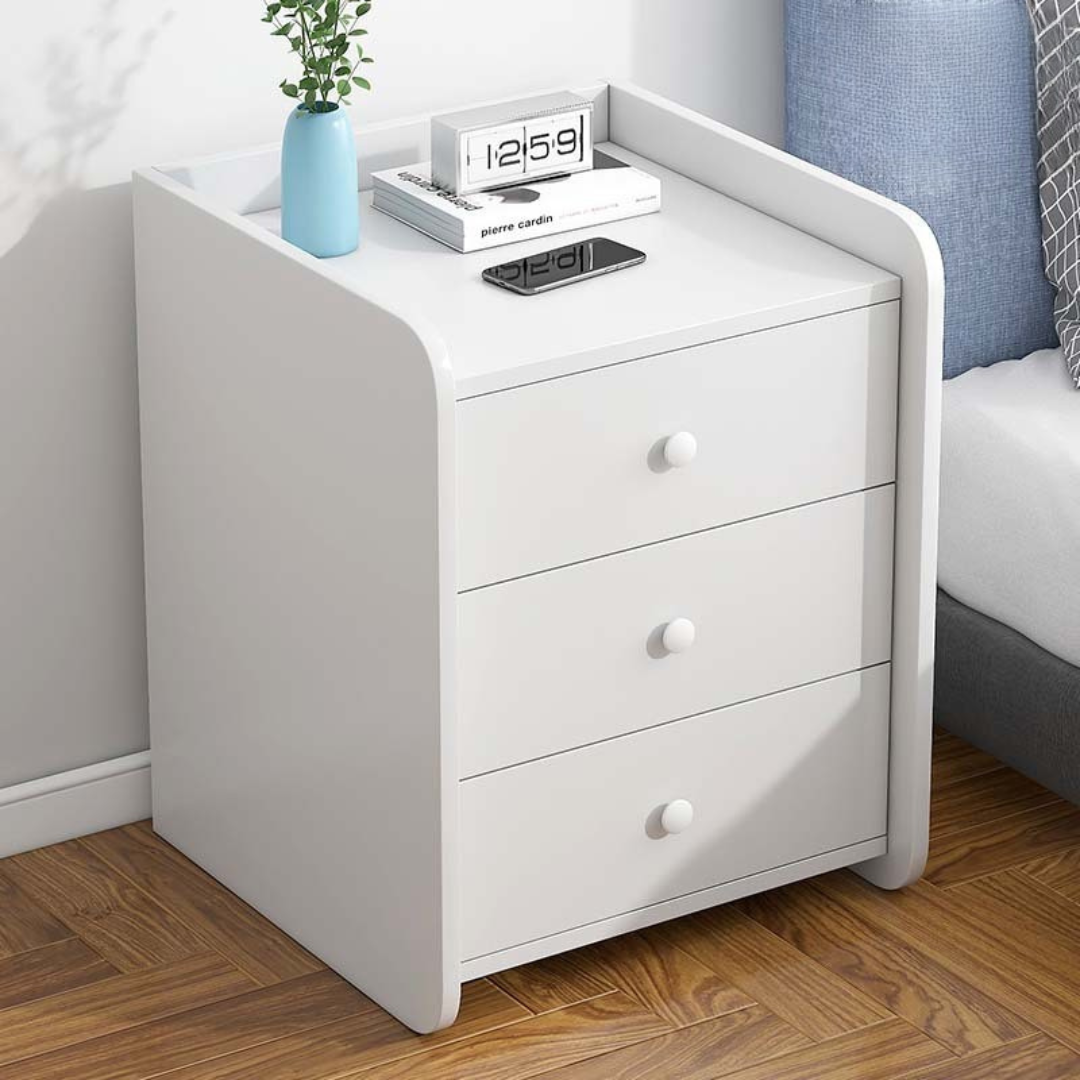 Noptiera minimalista cu 2 sau 3 sertare