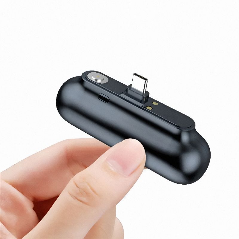 Baterie externa magnetica 3 in 1 5000 mAh Negru