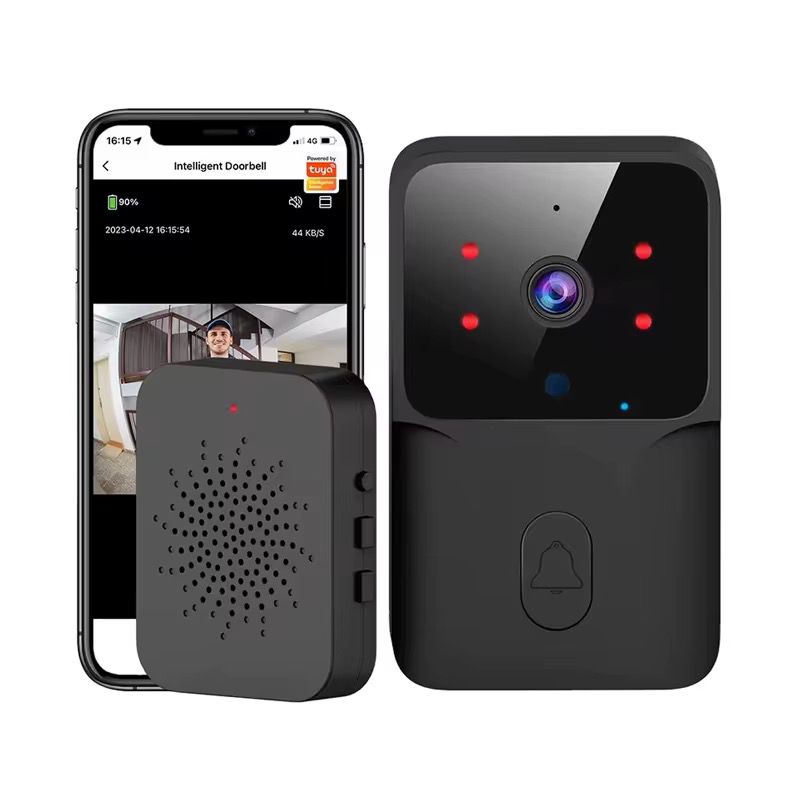 Sonerie Video Smart, Camera Supraveghere WiFi, Night Vision, Audio Bidirectional, Control Aplicatie Android/iOS