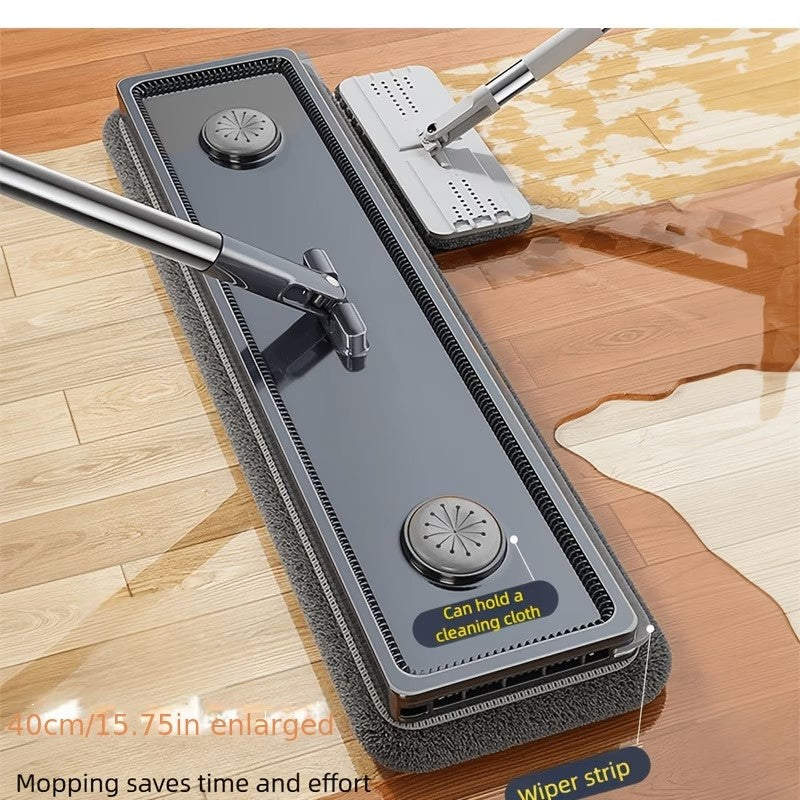 Set Mop Plat cu Sistem Rotativ Curatenie Profesionala Accesorii Incluse - detaliu produs