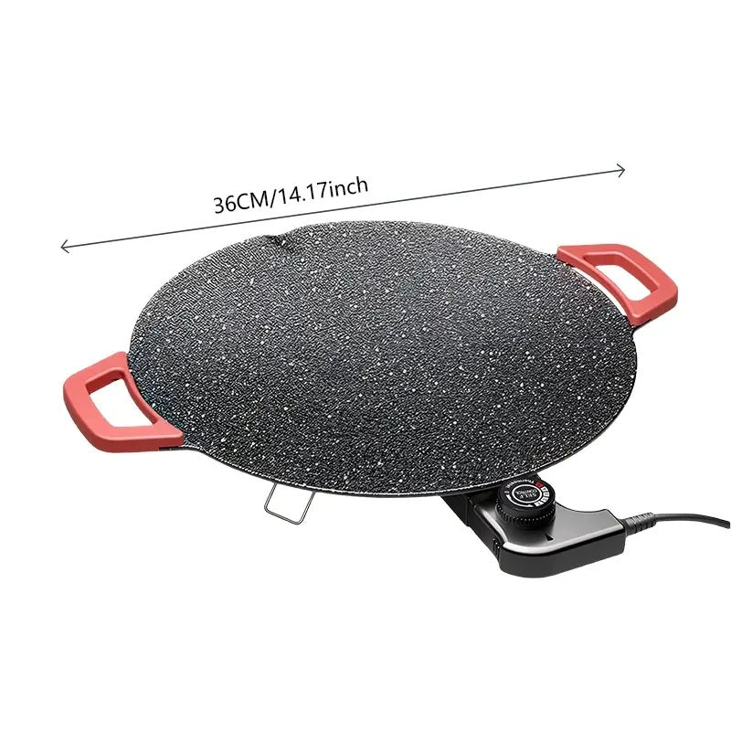 Plita electrica Coreeana, rotunda – 36 cm, 1800W, antiaderenta