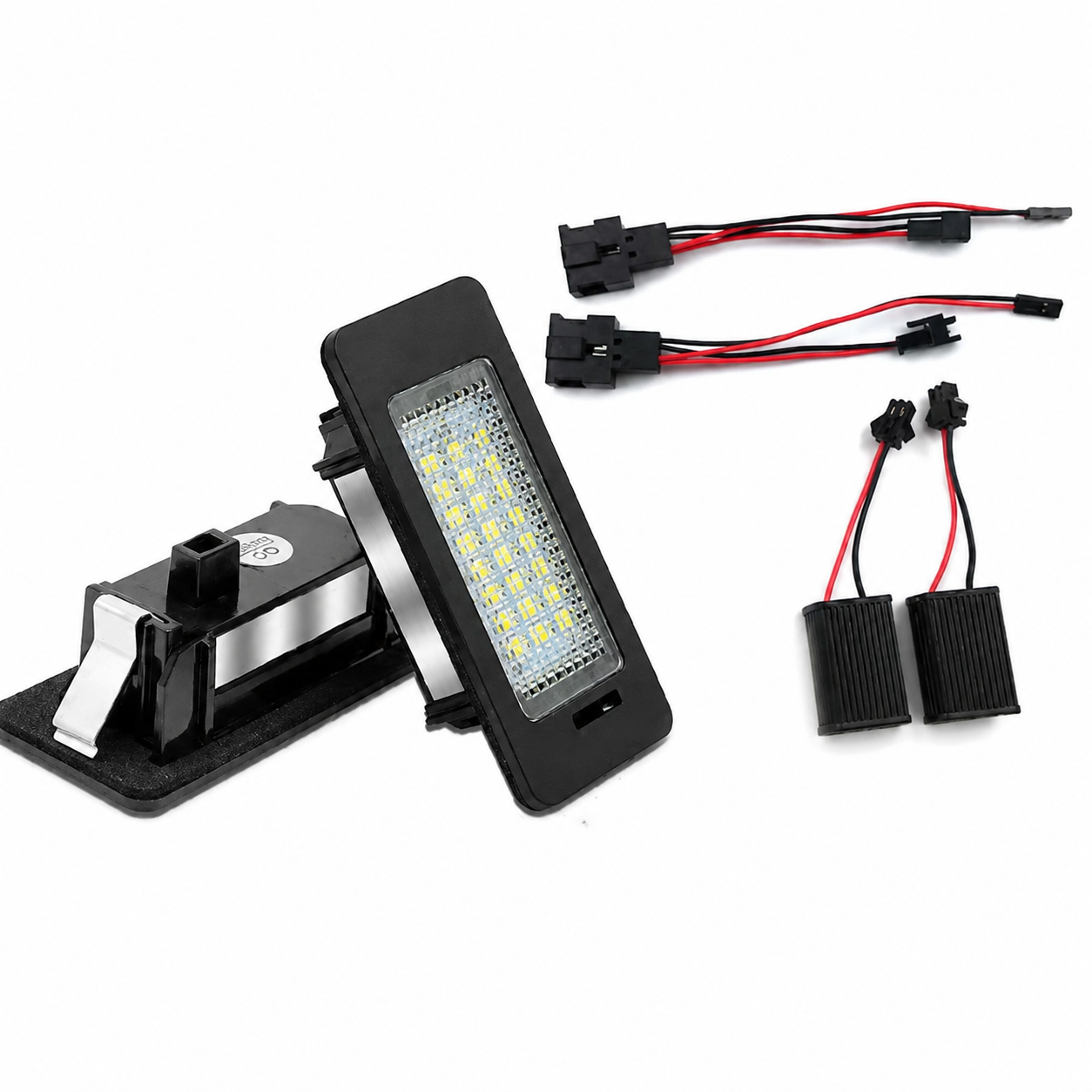 Set 2 lampi LED numar VW, cod H02045, 6500K, Plug & Play, fara eroare bec ars