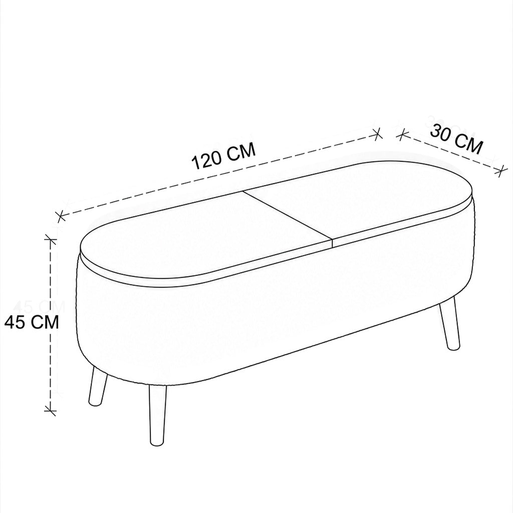 Tv Stand Sarven - Pine - detaliu produs