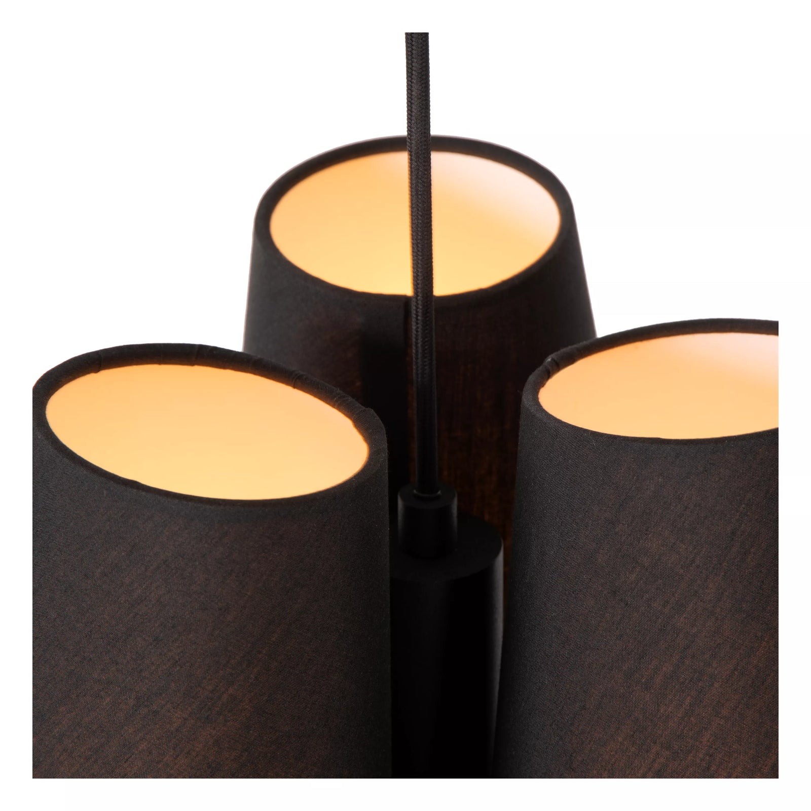 Lustra Moderna Pendul Negru E27 Diametru 34cm Design Contemporan - detaliu produs