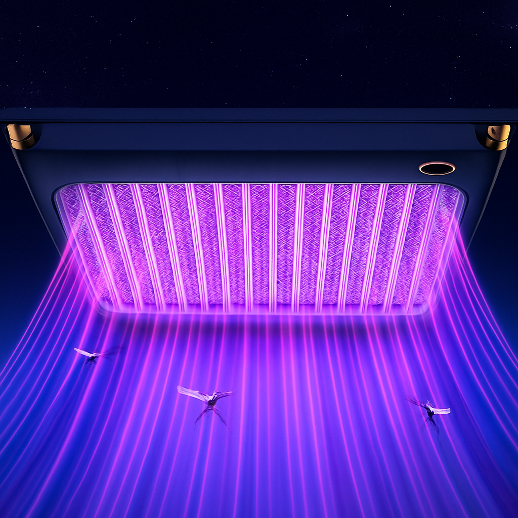 Lampa anti-tantari UV portabila cu incarcare Type-C si baterie 4000 mAh