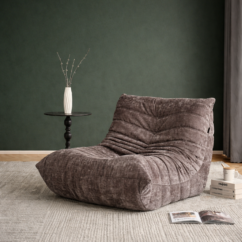 Fotoliu Puf Beanbag, Scaun Relaxare Modern, 87 x 100 x70