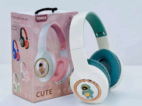Casti wireless YDM55 iluminate LED, design desene animate - imagine 6