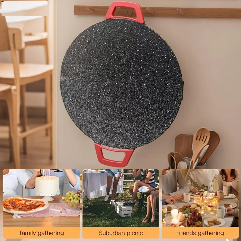 Plita electrica Coreeana, rotunda – 36 cm, 1800W, antiaderenta