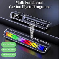 Aparat de odorizare/parfumare auto cu lumini RGB si suport pentru numar de telefon - imagine 2