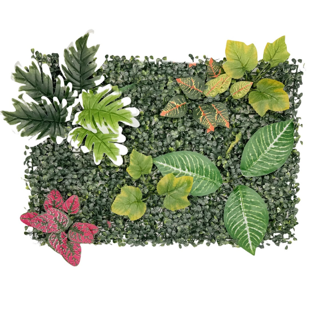 Perete verde artificial, gradini verticale din plante artificiale 60x40cm