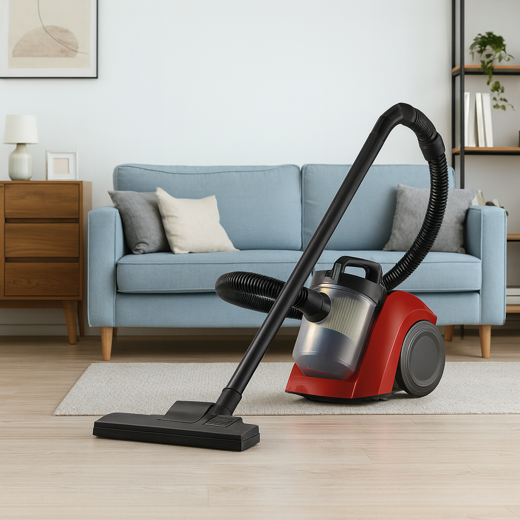 Aspirator Cyclon Sonymax, fara Sac, capacitate 2L, putere 1300W, Rosu