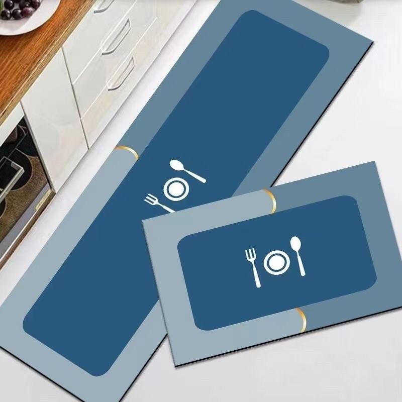 Set 2 covoare de bucatarie, antiderapant, 50x60cm, 50x120cm