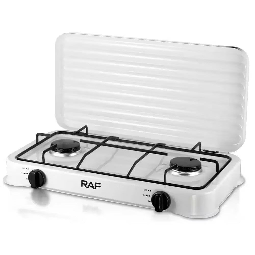 Aragaz portabil RAF cu 2 arzătoare, 530x320x260mm