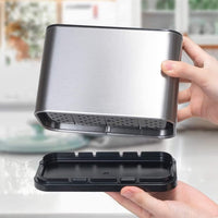 Suport tacamuri, Inox, 4 compartimente, Argintiu - imagine 3