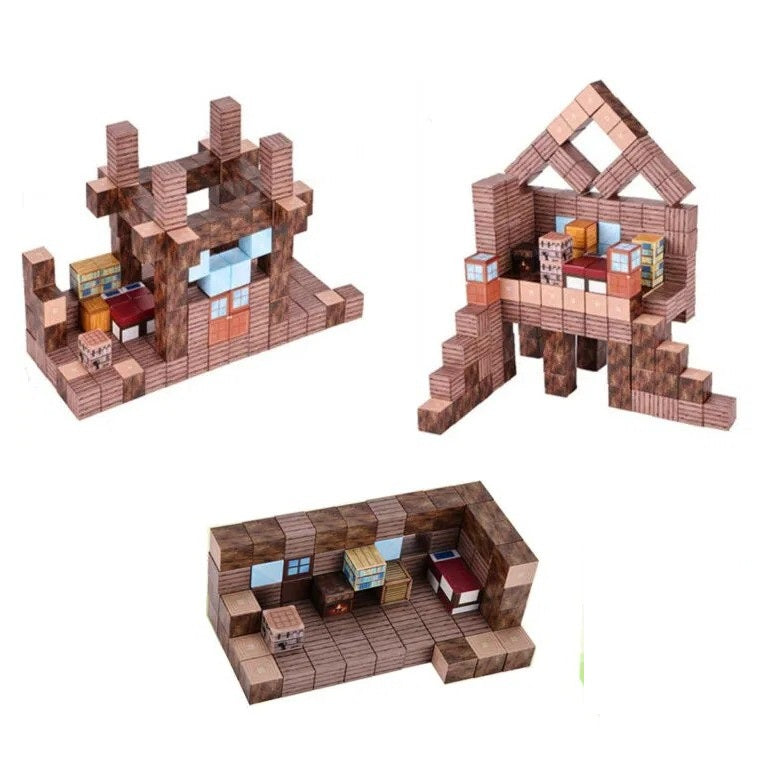 Blocuri magnetice de constructie 3D, 2.5 cm