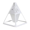 Umidificator cu ultrasunete in forma de piramida, capacitate 140 ml, telecomanda