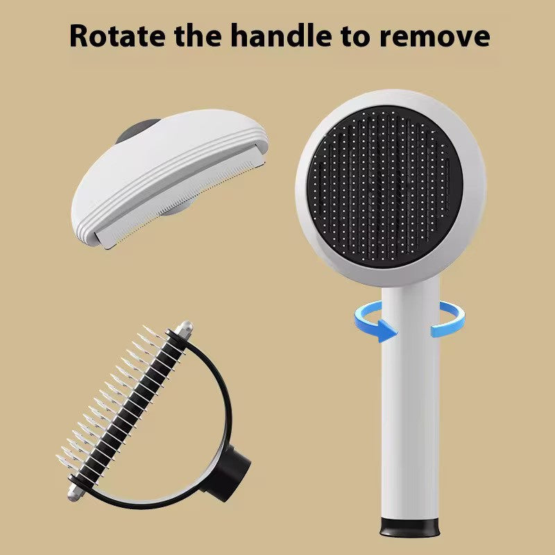 Pieptene profesional 4-in-1 pentru ingrijirea animalelor de companie