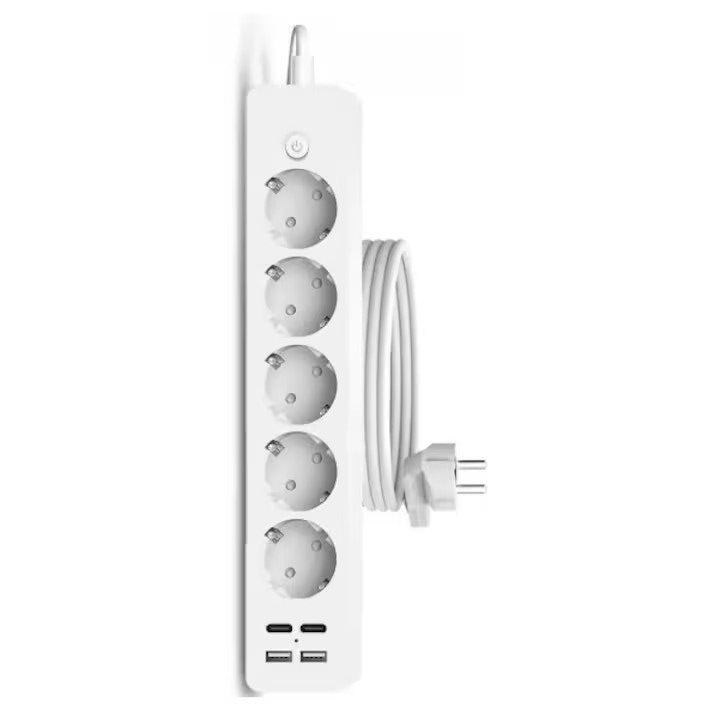 Prelungitor 3,4 sau 5 prize + 2 porturi USB si 2 porturi USB C