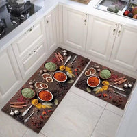 Set 2 covoare de bucatarie, antiderapant, 50x60cm, 50x120cm - imagine 3
