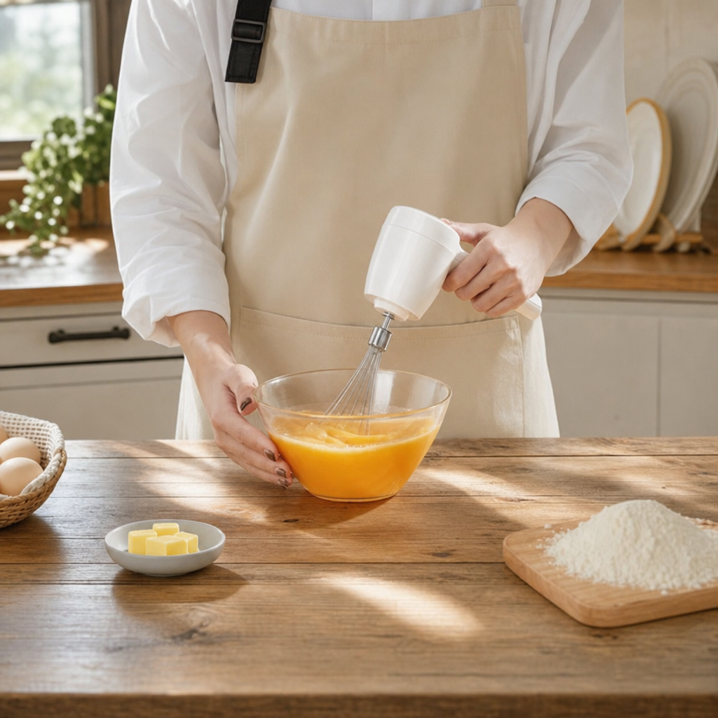 Mini Tocator Electric Multifunctional 2 in 1 cu Teluri Interschimbabile 300ml - detaliu produs