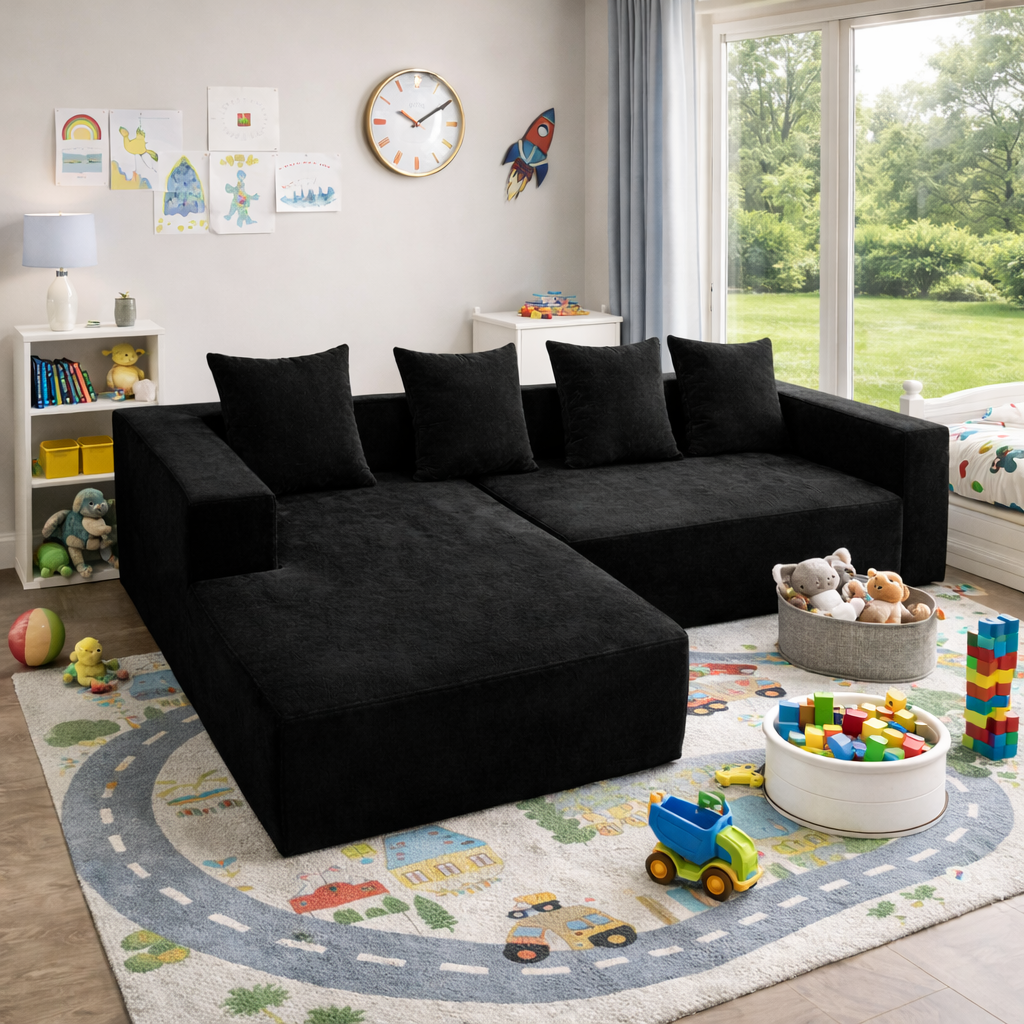 Canapea Coltar Premium Memory Foam C, 240 x 150 x 60 cm