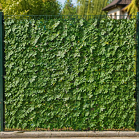 Gard Artificial cu Frunze Ivy 3m x 1m, Paravan Verde, Balcon, Terasa, Gradina - imagine 2