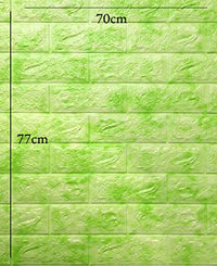 Tapet 3D Caramida Autoadeziv PE Foam 70x77cm Decoratiune Perete DIY - imagine principala