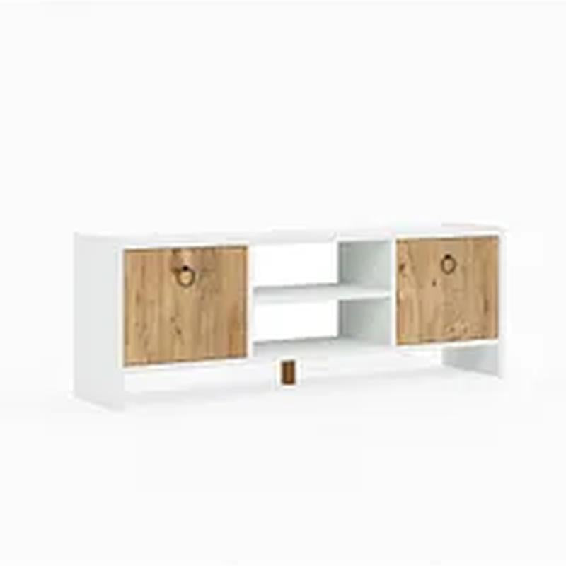 Comoda TV cu 2 usi, design modern, 120 x 29 x 43 cm