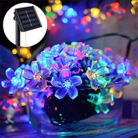 Instalatie solara 50 led, pentru exterior, model floricele, IP 44 - imagine 11