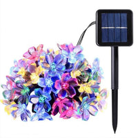 Instalatie solara 50 led, pentru exterior, model floricele, IP 44 - imagine 9