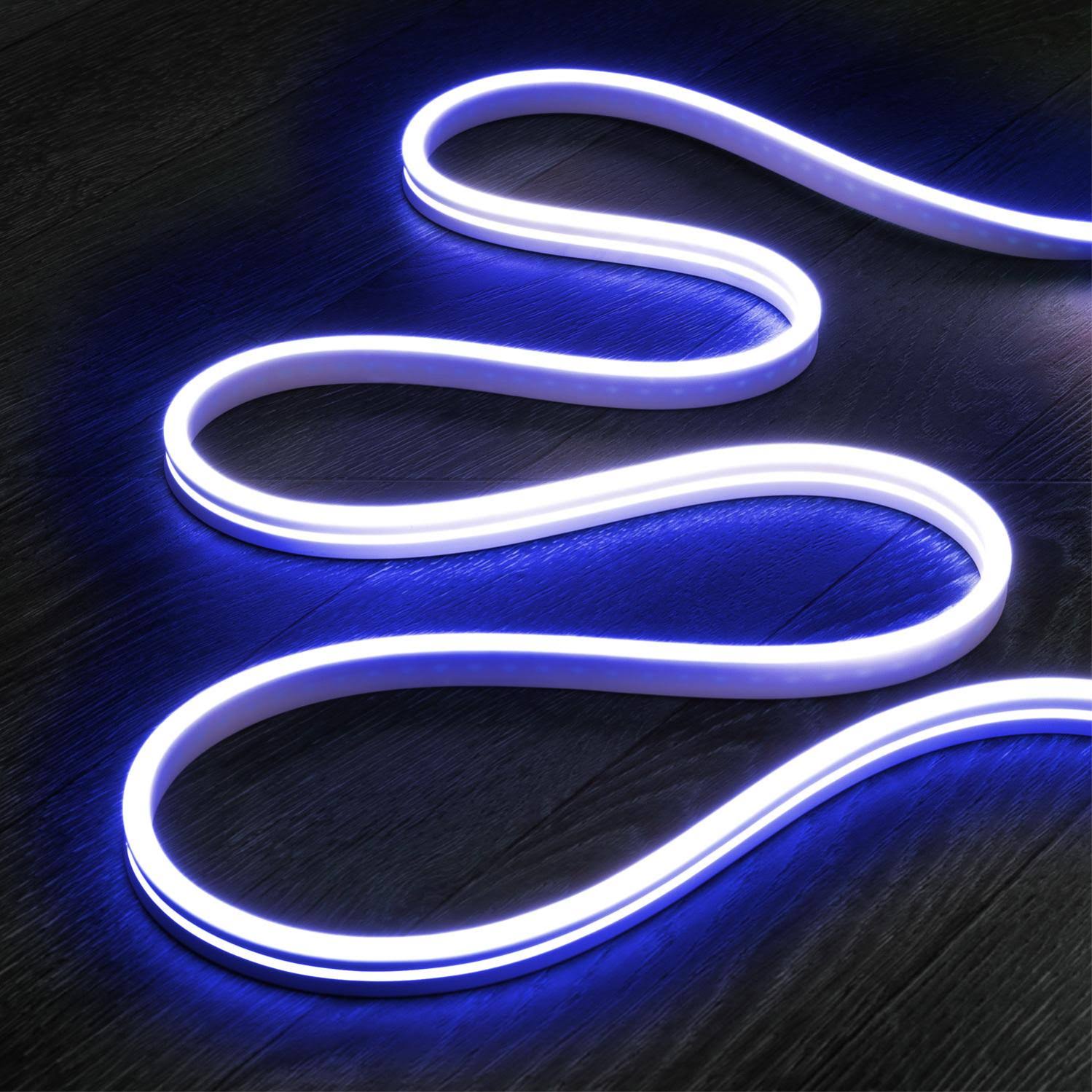 Furtun 100m Banda LED Neon tip Rola, Flexibil, Alb rece/Alb cald/Verde si Multicolor