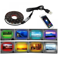 Banda LED Ambilight pentru iluminare fundal TV cu telecomanda si alimentare USB