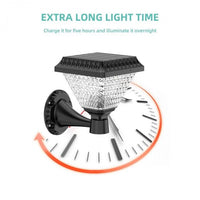 Lampa solara de perete, lumina calda si RGB, cu telecomanda, hexagonala, 6w - imagine 9