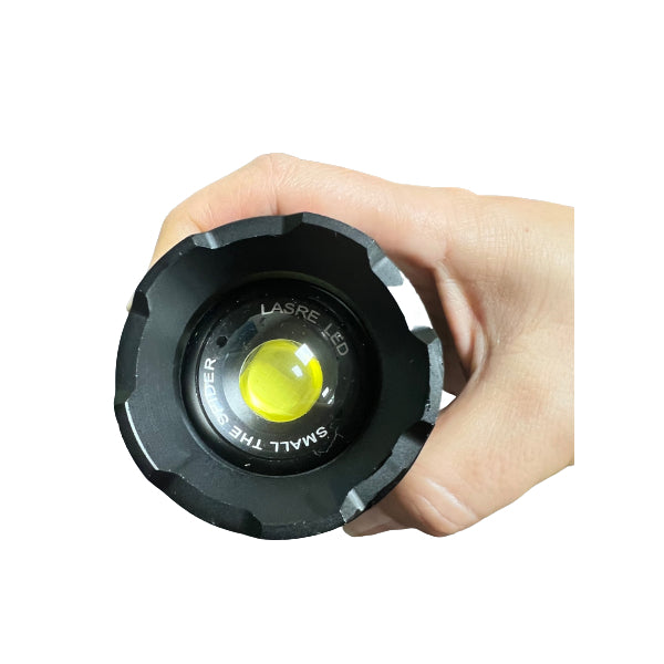 Lanterna profesioana 10W cu laser led si maner, acumulatori 3 x 16500, ZSH-G99-P360