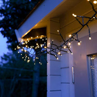 Instalatie Craciun liniara tip cluster, interior-exterior, 960 led, 20 m, diverse culori - imagine 5