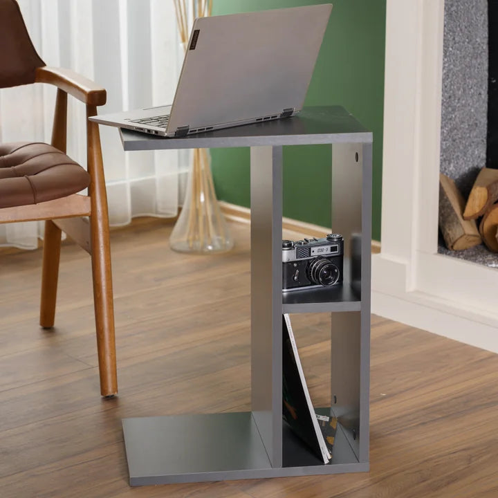 Măsuță multifuncțională din PAL 18 mm, stil scandinav, 44 x 30 cm, inalțime totală 64 cm