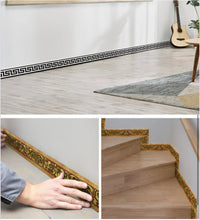 Plinta autoadeziva pentru pardoseala sau perete tip marmura, impermeabila, 10 x 500 cm - imagine 2