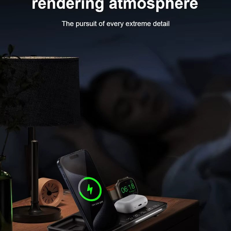 Statie de incarcare wireless, 30W, cu control tactil si incarcare rapida