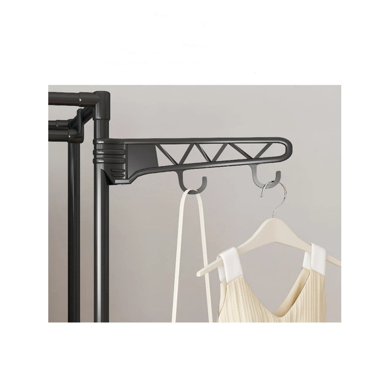 Raft multifuncțional cu 4 niveluri de Pantofi si Haine, 55 x 170 x 36 cm