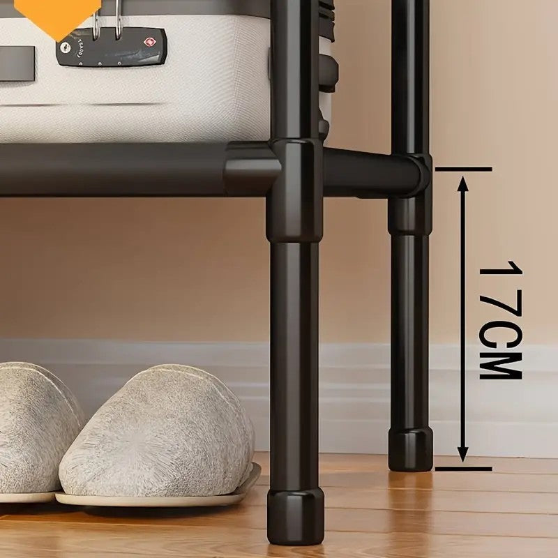 Raft multifuncțional cu 4 niveluri de Pantofi si Haine, 55 x 170 x 36 cm