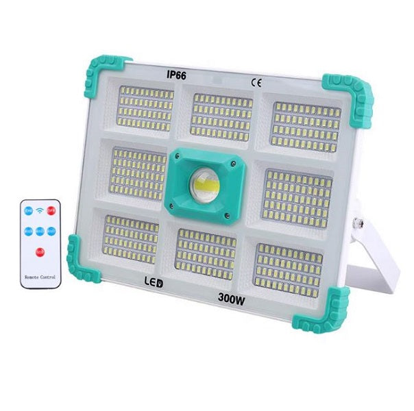 Proiector LED cu panou Solar 100W, 200W sau 300W