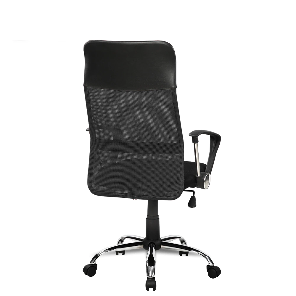 Scaun de birou ergonomic, mesh, inaltime reglabila, mecanism tilt, Negru