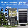 Lampa Solara cu Camera de Supraveghere SIM 4G, Aplicatie Mobila V380, 1920x2160, Microfon + Difuzor incorporat