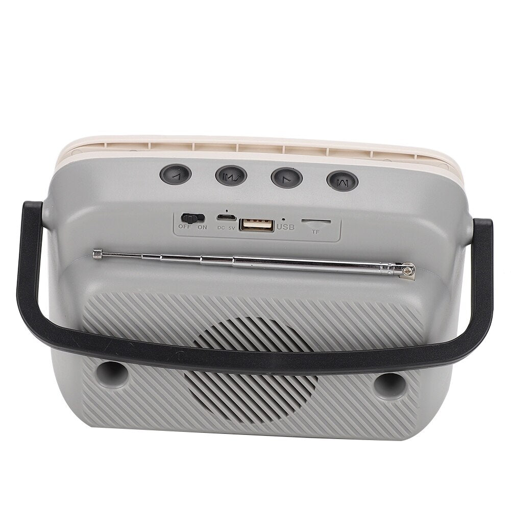 Suport telefon tip TV, difuzor Bluetooth 5W, radio FM, 19 x 9 x 13 cm