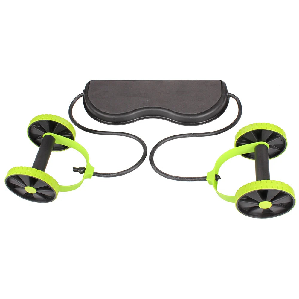 Aparat pentru Tonifiere Multifunctional Verde-Negru – Brate, Coapse, Piept si Abdomen