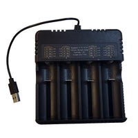 Incarcator baterii Li-ion HD-4882B, 4 sloturi 4.2V 4000mA pentru 18650 26650 14500 16340 - imagine 3