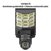 Lampa Solara cu Camera de Supraveghere SIM 4G, Aplicatie Mobila V380, 1920x2160, Microfon + Difuzor incorporat