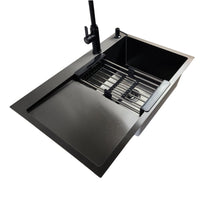 Chiuveta de Bucatarie Profesionala, Inox, 72x48x25 cm - imagine 5