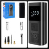 Compresor Auto Portabil, 3 in 1, Baterie 6000mAh Tip Powerbank, Digital, Manometru, Lanterna LED, 150PSI, Debit 20L, Incarcare USB,